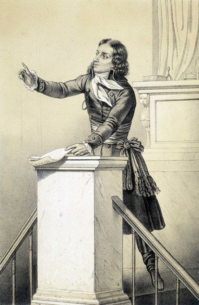 Barrère - Albert Maurin „A francia forradalom történeti galériájában”. alkotó: French School