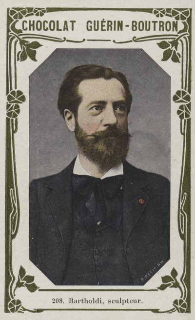 Bartholdi, szobrász (színes fotó) alkotó: French School