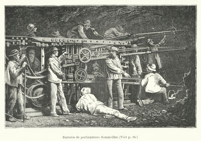 Sommeiller lyukasztó akkumulátor (gravírozás) alkotó: French School