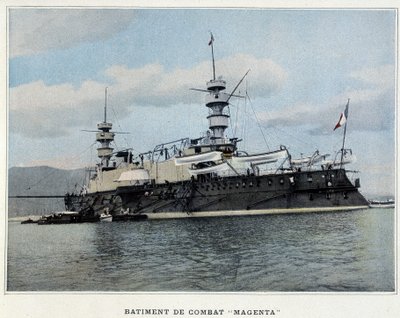 Battle Building „” Magenta”” – a „” Military Album – Marine: Life on board”-ban” alkotó: French School