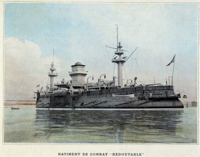 Csatahajó „” Félelmetes”” – a „” Katonai albumban – Navy: Life on board”” alkotó: French School