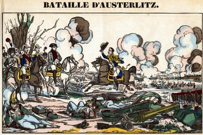 Schlacht von Austerlitz am 2. Dezember von French School