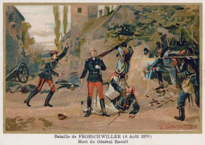 Froeschwiller csata, Raoult tábornok halála alkotó: French School