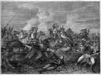 Saint-Dizier-i csata, 1814. január 27. (szövetséges orosz csapatok francia őrsárkányok ellen) Saint Dizier-i csata - az őrség sárkányainak gyönyörű rohama - Őrsárkányok csatája a landskoi oroszok ellen - a "Histoire de l