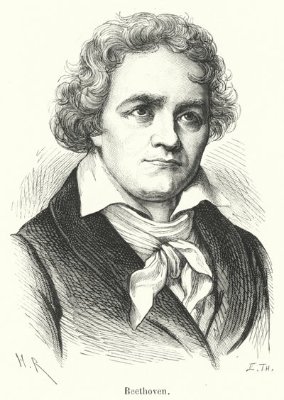 Beethoven (metszet) alkotó: French School