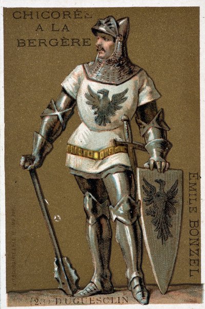 Bertrand du Guesclin (Duguesclin) (1320-1380. v.). francia rendőrtiszt alkotó: French School