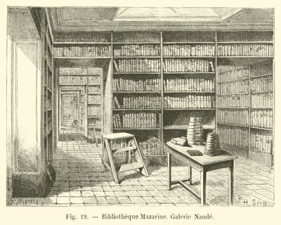 Mazarine Könyvtár, Naude Galéria alkotó: French School