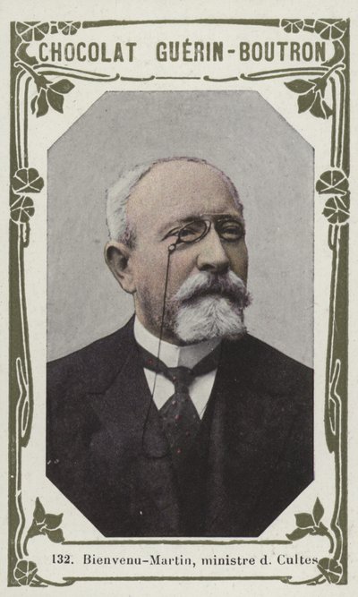 Bienvenu-Martin, vallásügyi miniszter (színes fotó) alkotó: French School