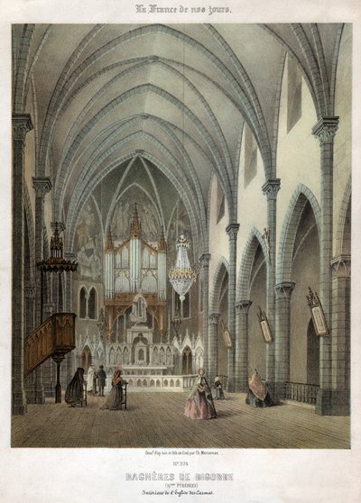 Bigorre Bagneres-ei. (metszet, kb. 1870) alkotó: French School