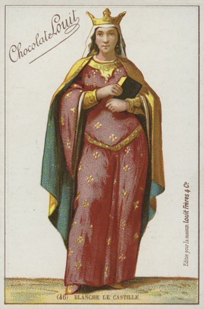 Kasztília Blanche alkotó: French School