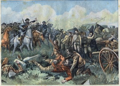Búr háború: brit vereség Tweeboschnál március 7-én alkotó: French School