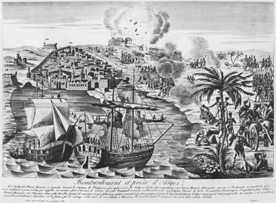 Algír bombázása és elfoglalása 1830. július 5-én alkotó: French School