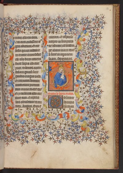 Book of Hours, Add MS 32454 f.12r, Franciaország alkotó: French School