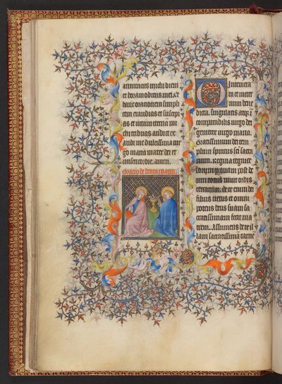 Book of Hours, Add MS 32454 f.14v, Franciaország alkotó: French School