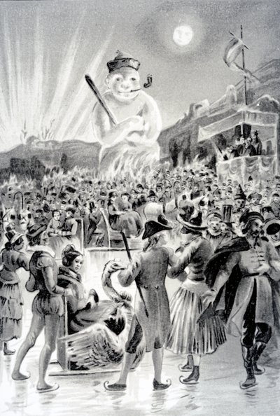 Budapest, George Sand illusztrációja A hóemberből, 1887 alkotó: French School