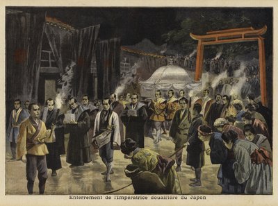 A japán császárné temetése, 1897 alkotó: French School
