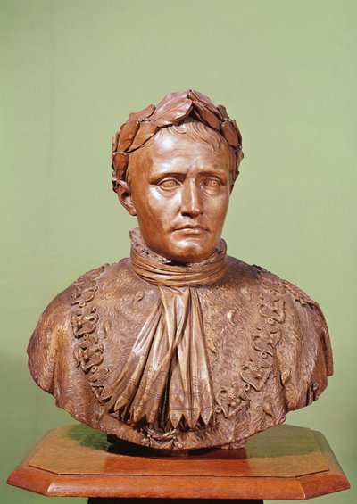 I. Napóleon (1769-1821) mellszobra (gipsz) alkotó: French School