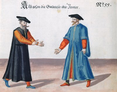 Bizánci császár, A. Racinet „Le Costume Historique” című művéből (színes litó) alkotó: French School