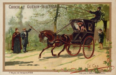 Cab (chromolitho) alkotó: French School