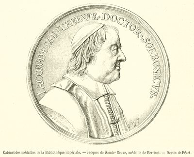 A császári könyvtár éremszekrénye, Jacques de Sainte-Beuve, Bertinet érem (metszet) alkotó: French School