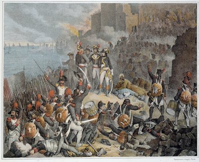 Egyiptom hadjárata (expedíciója) (1798-1801), Kelet hadserege: Acre Szent János ostroma. 1799. - in „” A francia seregek győzelmei és hódításai””. alkotó: French School