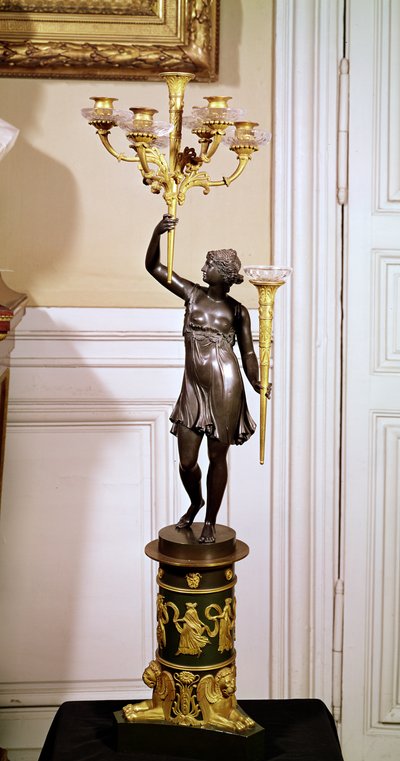 Kandeláber (bronz) alkotó: French School
