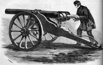 Whitworth kanonok az angol Armee-tól alkotó: French School