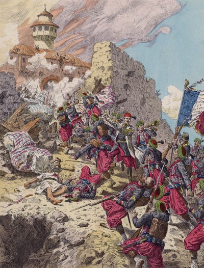 Az algériai Constantine elfoglalása a franciák által alkotó: French School