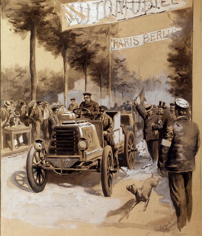 Autóverseny Párizs és Berlin között alkotó: French School
