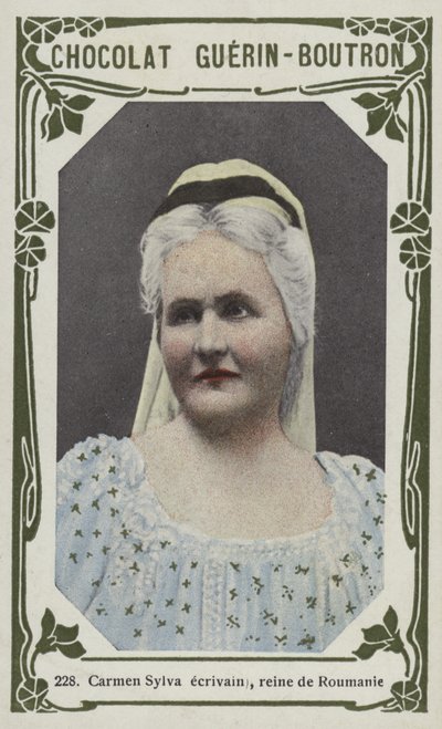 Carmen Sylva író, Románia királynője (színes fotó) alkotó: French School
