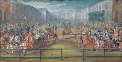Amazonok körhinta 1682-ben alkotó: French School