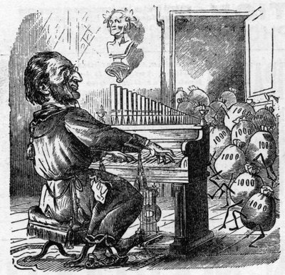 Richard Wagner (1813-1883) német zeneszerző rajzfilmje alkotó: French School