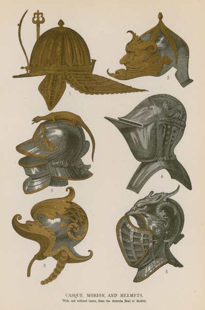 Casque, Morion és Helmets alkotó: French School