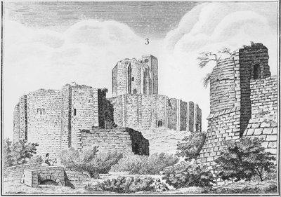 Gisors kastélya, Normandia, 19. század eleje alkotó: French School