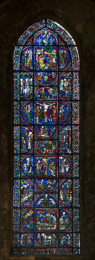 Cathedrale de chartres, ólomüveg: tipológiai szenvedély alkotó: French School