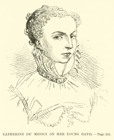 Catherine de Medici, fiatal korában alkotó: French School