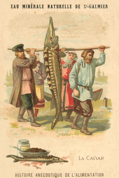 Kaviár (chromolitho) alkotó: French School