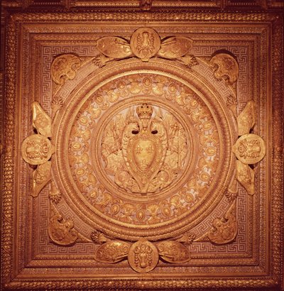 II. Henri (1519-59) hálószobájának mennyezete alkotó: French School