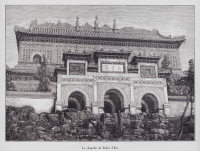 Nyári Palota kápolnája, Peking, Kína alkotó: French School