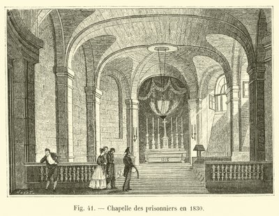 Fogolykápolna 1830-ban alkotó: French School