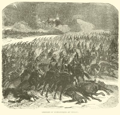 Cuirassiers vádja Eylauban (metszet) alkotó: French School