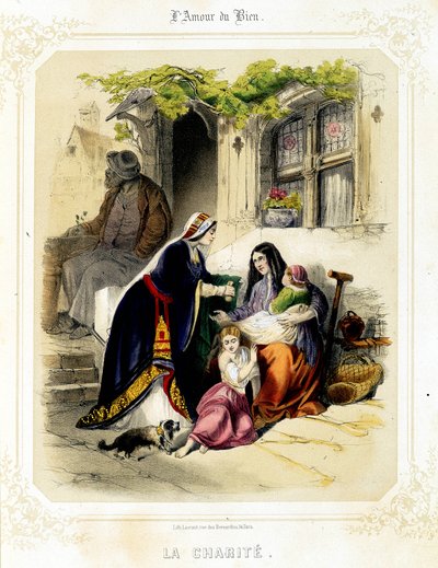Adomány. A 19. század második fele Sauvageot javának szerelme. alkotó: French School