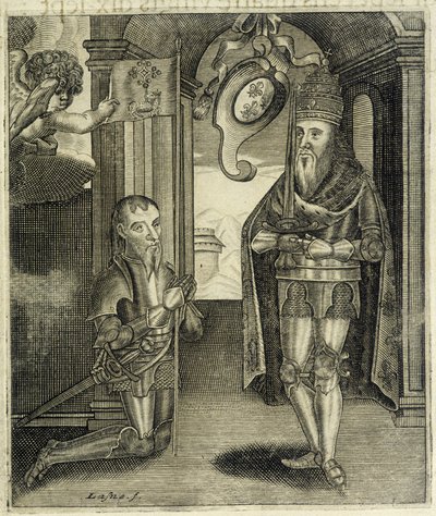 Nagy Károly és Toulouse gróf Torsin (vagy Chorson) – Guillaume de Catel, Toulouse „Toulouse grófjainak története” című művében alkotó: French School