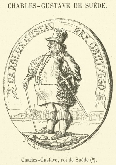Charles-Gustave, roi de Suede (metszet) alkotó: French School