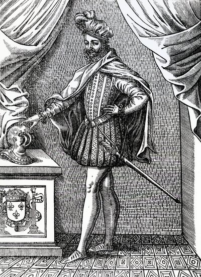 IX. Károly (1550-74), francia király, 1573 alkotó: French School