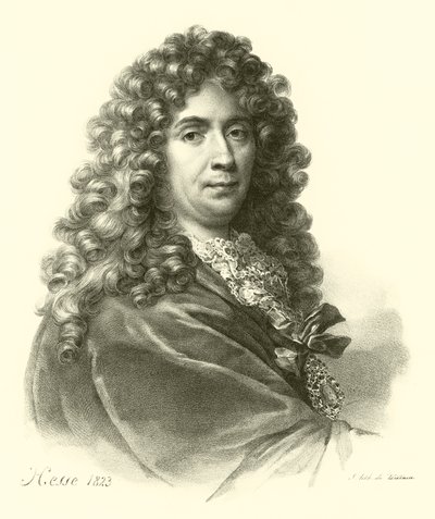 Charles Le Brun, portré (metszet) alkotó: French School