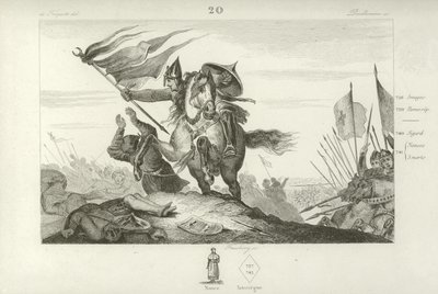 Charles Martel a toursi csatában, 732 alkotó: French School