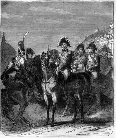 X. Károly (1757-1836) francia király. Metszet a „Pápák-királyok-királynők és császárok története az évszázadokon keresztül” című könyvébe, Maurice Lachatre alkotó: French School