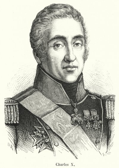 X. Károly (metszet) alkotó: French School