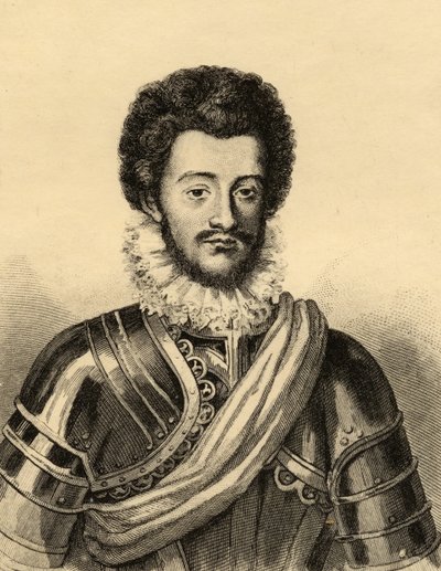 Charles de Guise (1554-1611) Mayenne hercege (metszet) alkotó: French School
